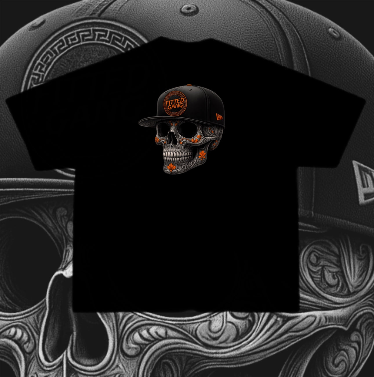 Fitted Gang Sugar Skull